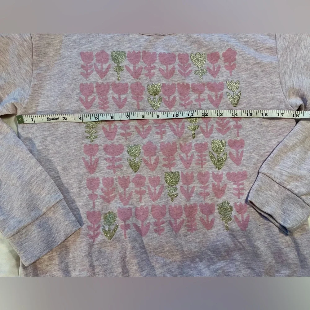 Crewcuts Girls XL 12/14 Tulip Sweatshirt - Picture 5 of 5